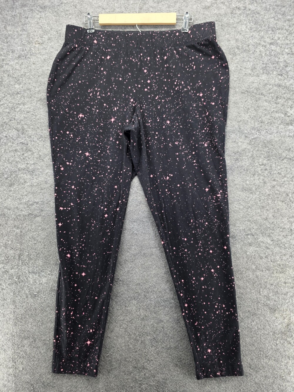LIVI Active Lane Bryant Pants Womens 18/20 Black Pull On Stary Night